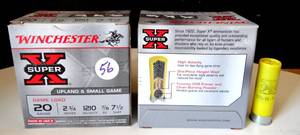 lot 56 image: Winchester Super-X 20 Gauge Game Load 7.5 Shot Shotshells (X2)