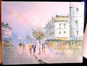 lot 75 image: LOVELY ORIGINAL OIL PAINTING - SIGNED J BROWN (BRAUN)