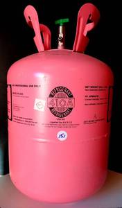 lot 151 image: BIG $$$ iTEM - R-410A Refrigerant 25 Lb Tank (PLEASE INSPECT FOR ACTUAL REMAINING GAS)