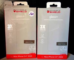 lot 160 image: Invisible Shield Screen Protector For 5.4 iPhone Brand (x2)