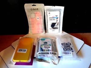 lot 176 image: LOT OF PROTECTIVE CELL PHONES CASES AS SHOWN - SEE PICS FOR SPECS