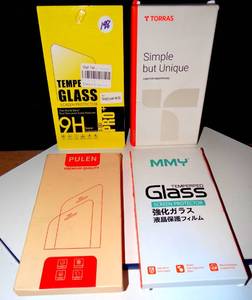 lot 198 image: ASSORTMENT OF PROTECTIVE CELL PHONE GLASS - SEE PICS FOR SPECS