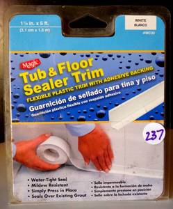 lot 237 image: MAGIC TUB AND FLOOR SEALER TRIM - NIP