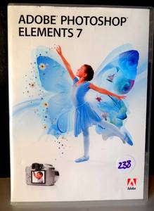 lot 238 image: Adobe Photoshop Elements 7 Photo Editing wKey