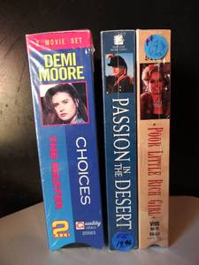 lot 240 image: SEALEDUNUSED VHS TAPE COLLECTION AS SHOWN