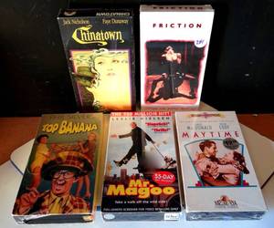 lot 241 image: SEALEDUNUSED VHS TAPE COLLECTION AS SHOWN