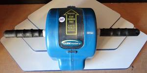 lot 243 image: Glidemaster XL Abdominal Slider Exerciser - TESTEDWORKING (But Im Still Fat)