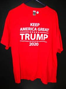 lot 258 image: KEEP AMERICA GREAT - TRUMP 2020 T - SHIRT  SIZE 2XL