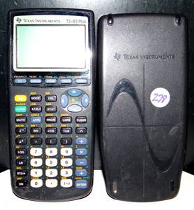 lot 278 image: TEXAS INSTRUMENTS TI-83 CALCULATOR