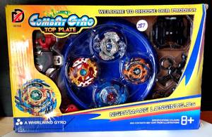 lot 287 image: NEW IN BOX - Combat Gyro Top Plate Nightmare Longinus