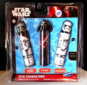 lot 289 image: 3 STAR WARS DIVE CHARACTERS - NEW IN PACKAGE $