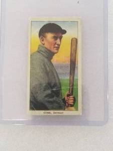 lot 22 image: Ty Cobb - Detroit Tigers baseball card - Authenticity Unknown