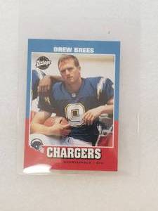 lot 21 image: Upper Deck -2001 Drew Brees - football card - Authenticity Unknown