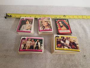 lot 31 image: Selection of Charlie Angels collector cards