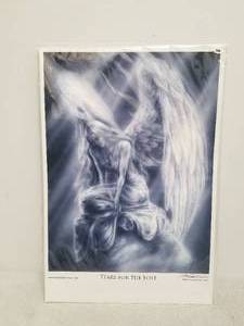 lot 139 image: Tears for the Lost print with backer - signed numbered and dated