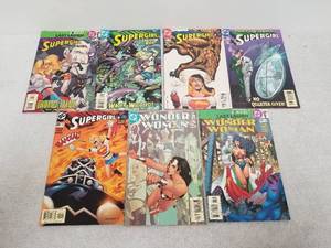 lot 251 image: Selection of Comics - Supergirl and Wonder Woman