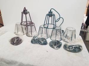 lot 158 image: Selection of hanging lights