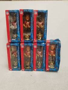 lot 162 image: Selection of Tampa Bay Buccaneers Bobble heads