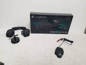 lot 186 image: Logitech Keyboard, mouse and headset