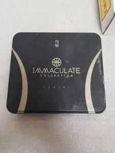 lot 60 image: Tin of Immaculate collection cards