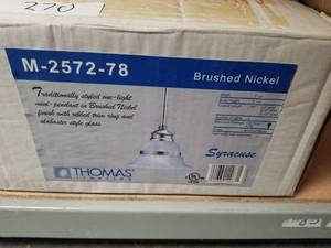 lot 270 image: Ceiling mounted light fixtures -