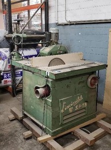 lot 5 image: SCM SI-15 Linvicible 3-PH Table Saw with Nandina Inc. 2-Speed 3-Roll Power Feeder