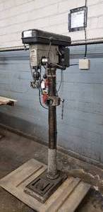 lot 11 image: Manhattan Supply Co Heavy Duty Drill Press Model 951230 with 34 HP Motor