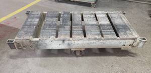 lot 60 image: Antique Industrial Cart