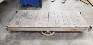 lot 62 image: Antique Nutting Fairbanks Industrial Cart