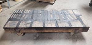 lot 67 image: Antique Industrial Cart