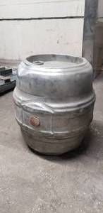 lot 88 image: Vintage 15.5 Gallon Anheuser Busch Firestone Stainless Steel Keg