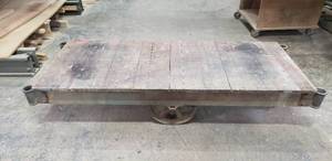 lot 63 image: Antique Nutting Fairbanks Industrial Cart