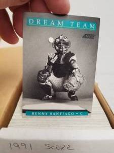 lot 77 image: Set of 1991 Score Series 2 baseball cards