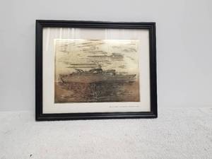lot 104 image: MS Skyward - Norwegian Caribbean Lines - foil print - 9by10