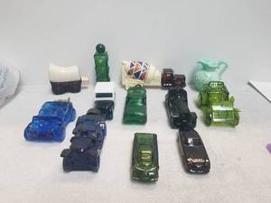 lot 95 image: Selection of 11 Avon after shave decanters -