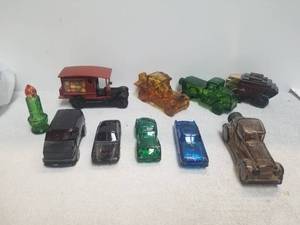 lot 85 image: Selection of 11 Avon after shave decanters -
