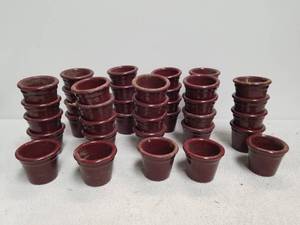 lot 228 image: Generous selection of miniature pots - made in Spain