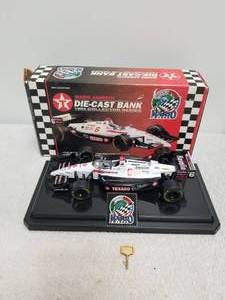lot 200 image: Mario Andretti - 124 scale indy car with stand - 1994