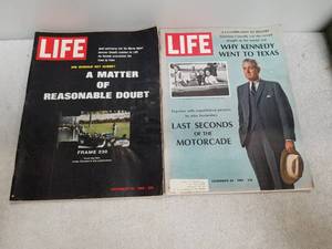 lot 193 image: Life magazines November 1966 & November 1967 - Kennedy