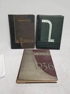 lot 160 image: Selection of 3 vintage Texa Tech yearbooks