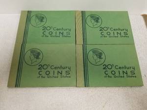 lot 165 image: Vintage coin holder books