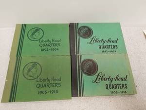 lot 167 image: Vintage coin holder books