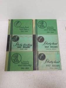 lot 168 image: Vintage coin holder books