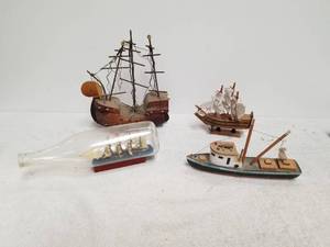 lot 142 image: Selection of wooden boats