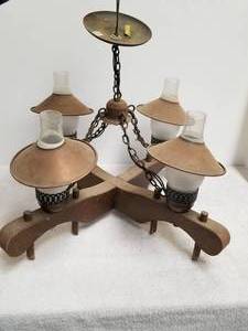 lot 146 image: Rustic hanging light