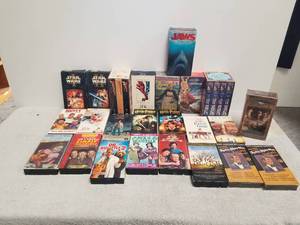 lot 215 image: Selection of VHS movies