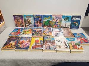 lot 106 image: Selection of Disney VHS movies