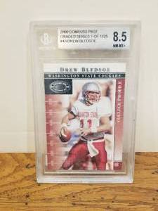 lot 127 image: 2000 Donruss Pref. - Drew Bledsoe graded