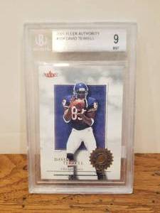 lot 126 image: 2001 Fleer Authority - Graded David Terrell