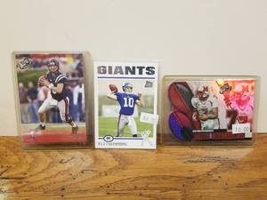 lot 40 image: Selection of 3 football cards - Ben Roethlisberger rookie card